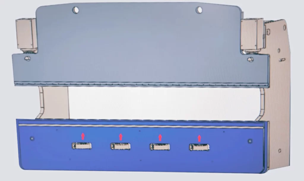 press brake crowning