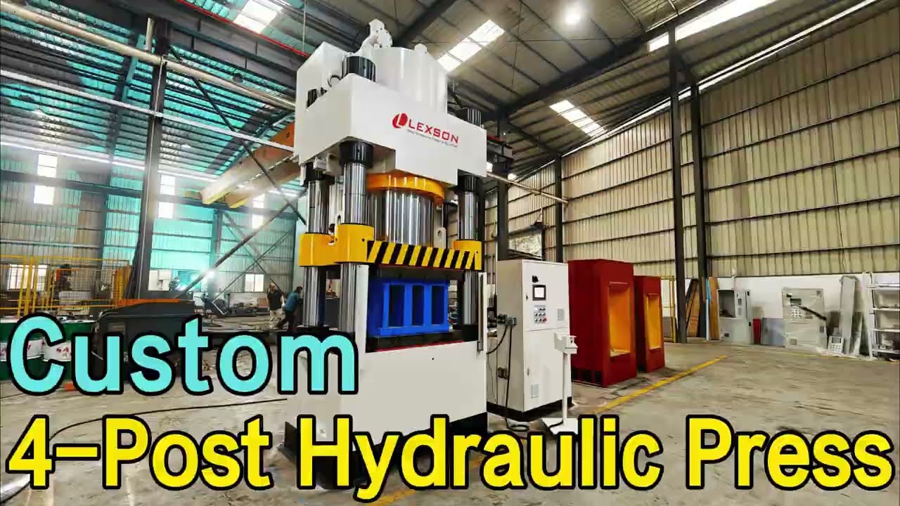 Custom 4-Post Hydraulic Press - VELXUN | LEXSON